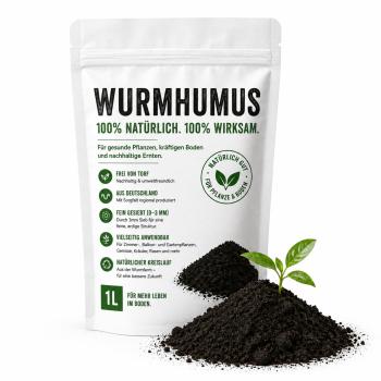 Wurmhumus – 100% natürlich. 100% wirksam 1 Liter