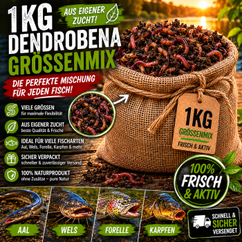 1kg Dendrobena Größenmix