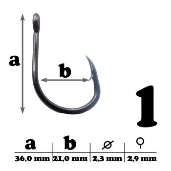 Wallerhaken G.O. – Stabile Angelhaken für kapitale Welse