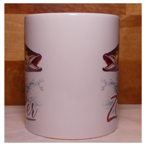 Tasse mit Motiv "Zander"